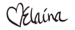 elaina's signature